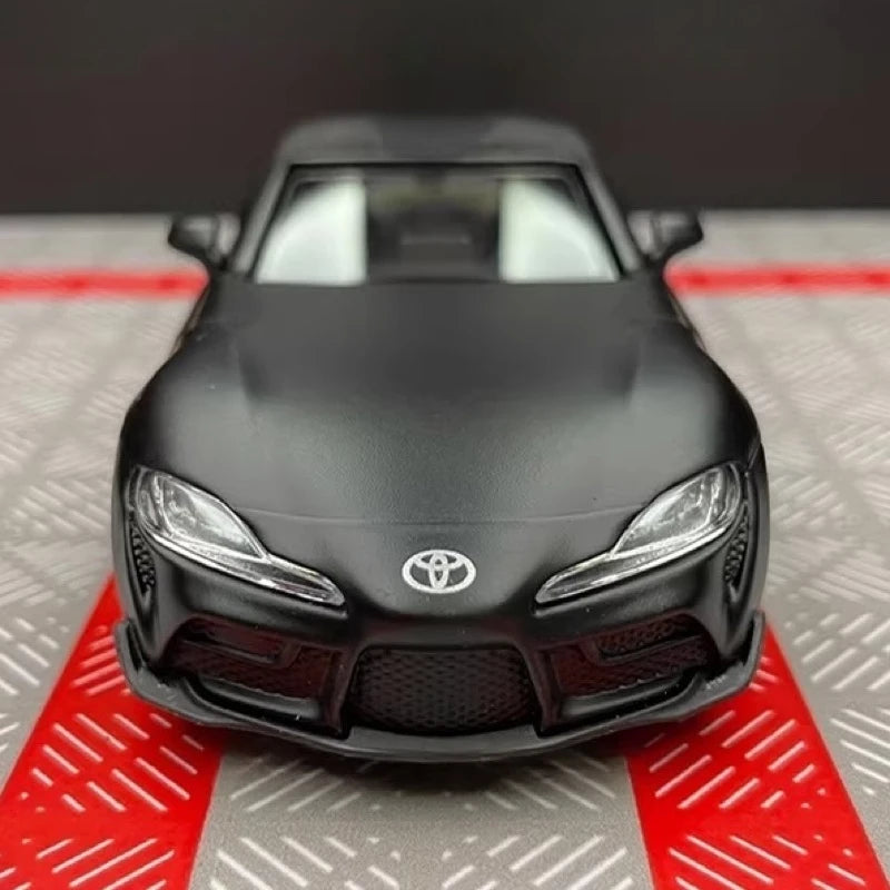 [TOY] 1:36 Toyota 2019 Supra A90 nero modellino di auto Die-Cast