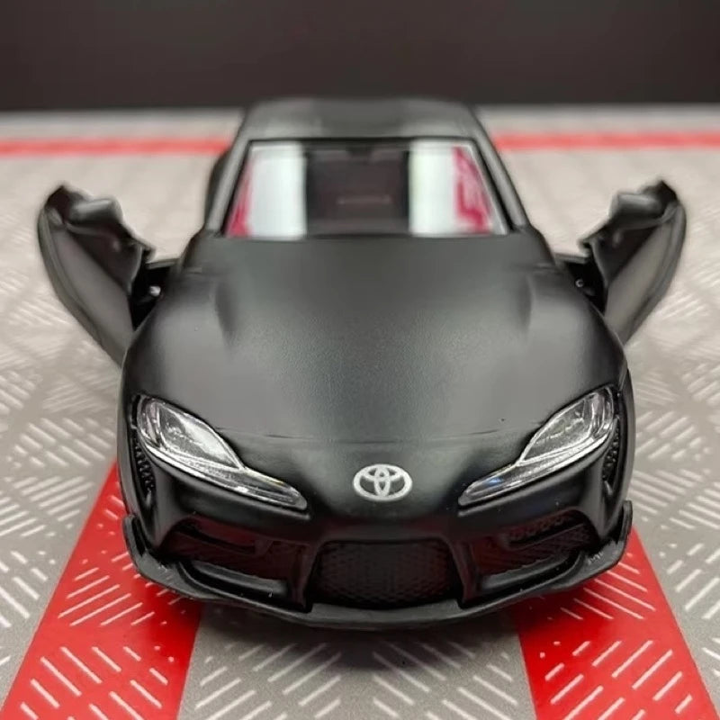 [TOY] 1:36 Toyota 2019 Supra A90 nero modellino di auto Die-Cast