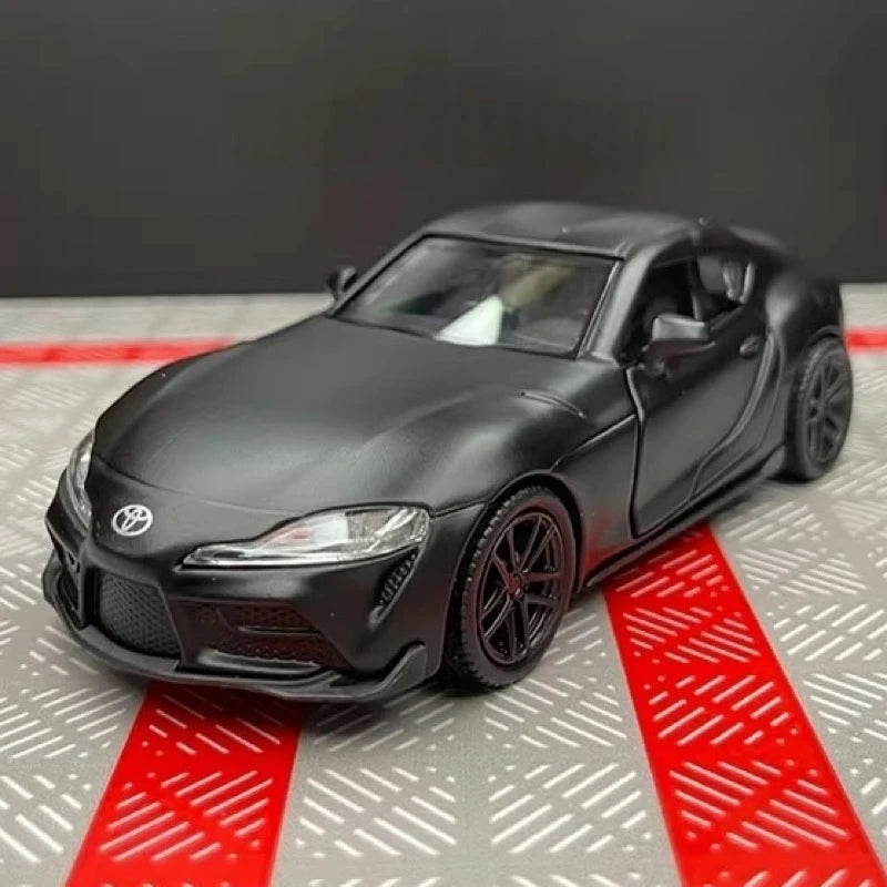[TOY] 1:36 Toyota 2019 Supra A90 nero modellino di auto Die-Cast