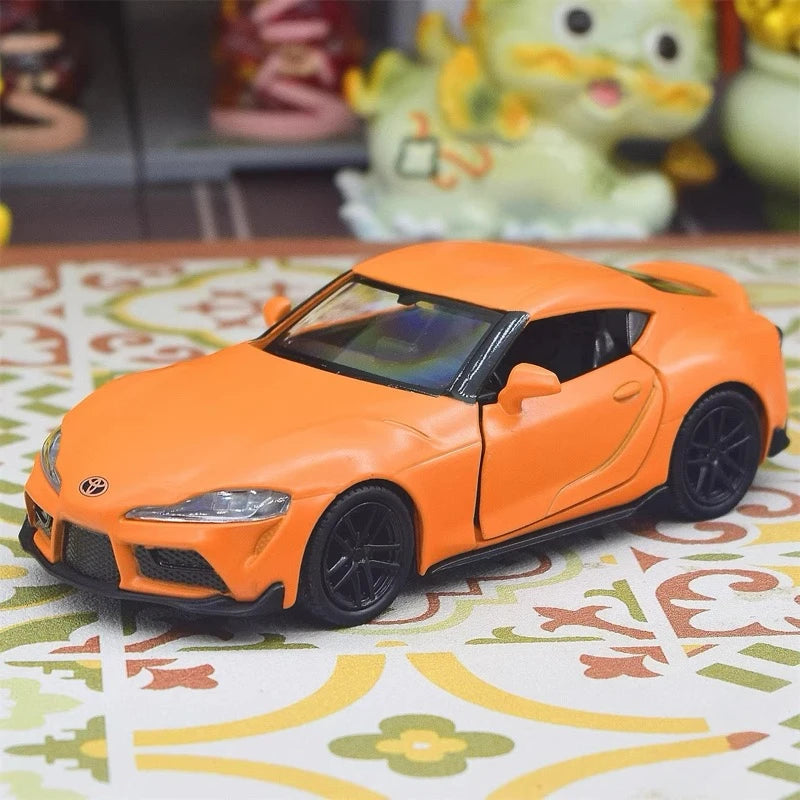 [TOY] 1:36 Toyota 2019 Supra A90 Orange Model Car Die-Cast