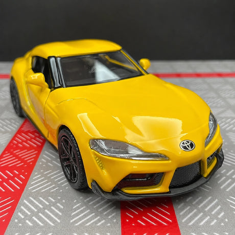 [TOY] 1:36 Toyota 2019 Supra A90 Yellow Model Car Die-Cast