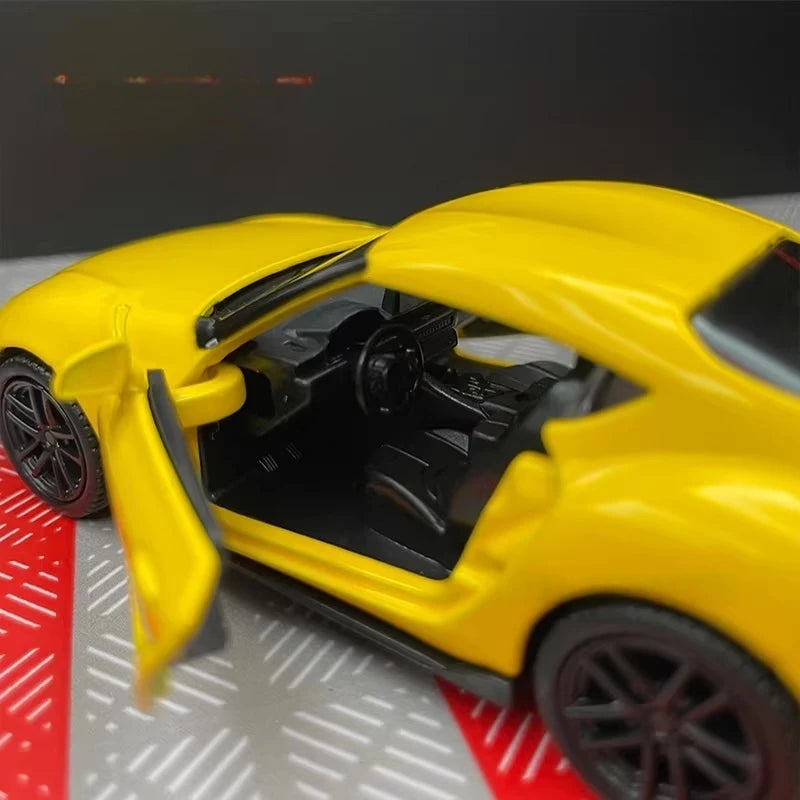 [TOY] 1:36 Toyota 2019 Supra A90 Yellow Model Car Die-Cast