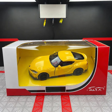 [TOY] 1:36 Toyota 2019 Supra A90 Yellow Model Car Die-Cast
