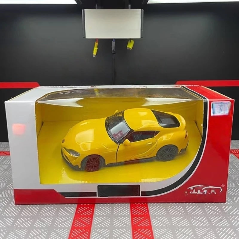 [TOY] 1:36 Toyota 2019 Supra A90 Yellow Model Car Die-Cast