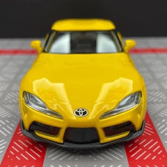 [TOY] 1:36 Toyota 2019 Supra A90 Yellow Model Car Die-Cast