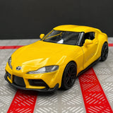 [TOY] 1:36 Toyota 2019 Supra A90 geel modelauto Die-Cast