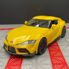 [TOY] 1:36 Toyota 2019 Supra A90 Yellow Model Car Die-Cast