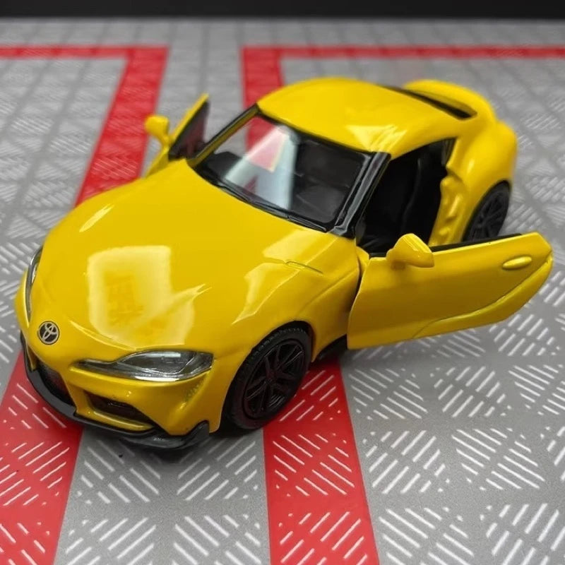 [TOY] 1:36 Toyota 2019 Supra A90 Yellow Model Car Die-Cast