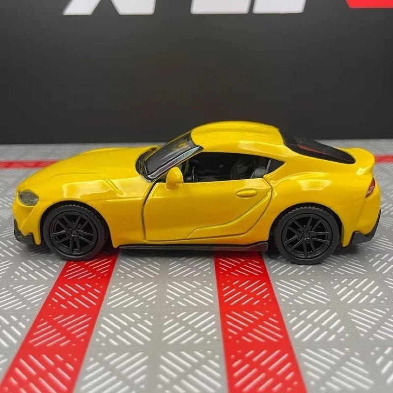 [TOY] 1:36 Toyota 2019 Supra A90 Yellow Model Car Die-Cast