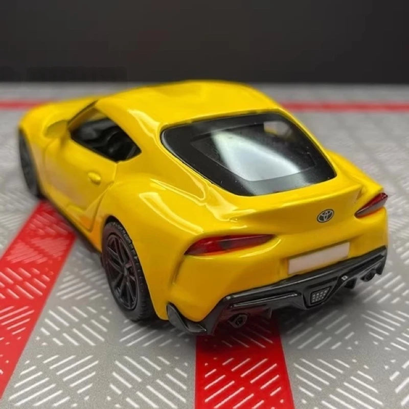 [TOY] 1:36 Toyota 2019 Supra A90 Yellow Model Car Die-Cast