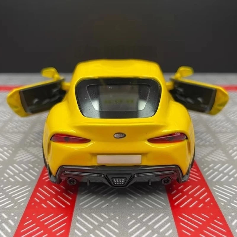 [TOY] 1:36 Toyota 2019 Supra A90 Yellow Model Car Die-Cast
