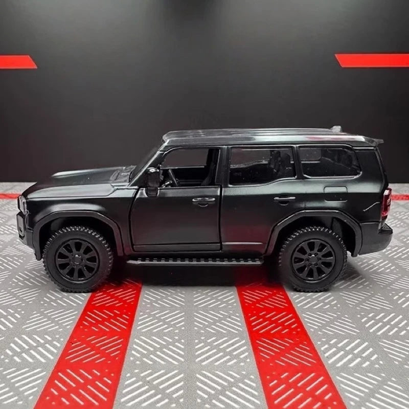 [TOY] 1:36 Toyota 2023 Land Cruiser J250 Black Model Car Die-Cast