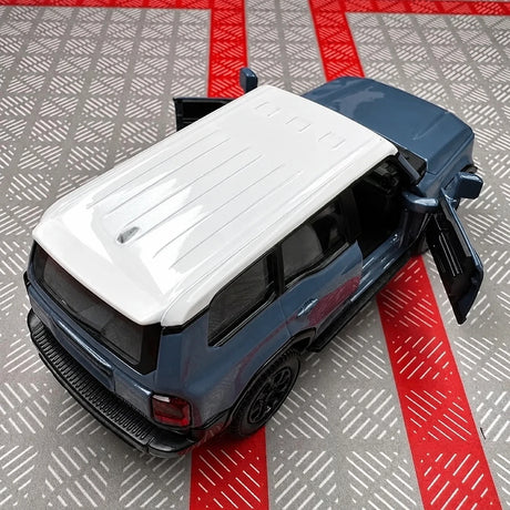 [TOY] 1:36 Toyota 2023 Land Cruiser J250 Blue Model Car Die-Cast