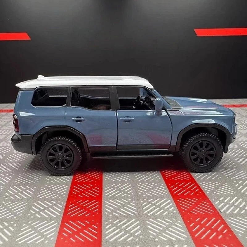 [TOY] 1:36 Toyota 2023 Land Cruiser J250 Blue Model Car Die-Cast