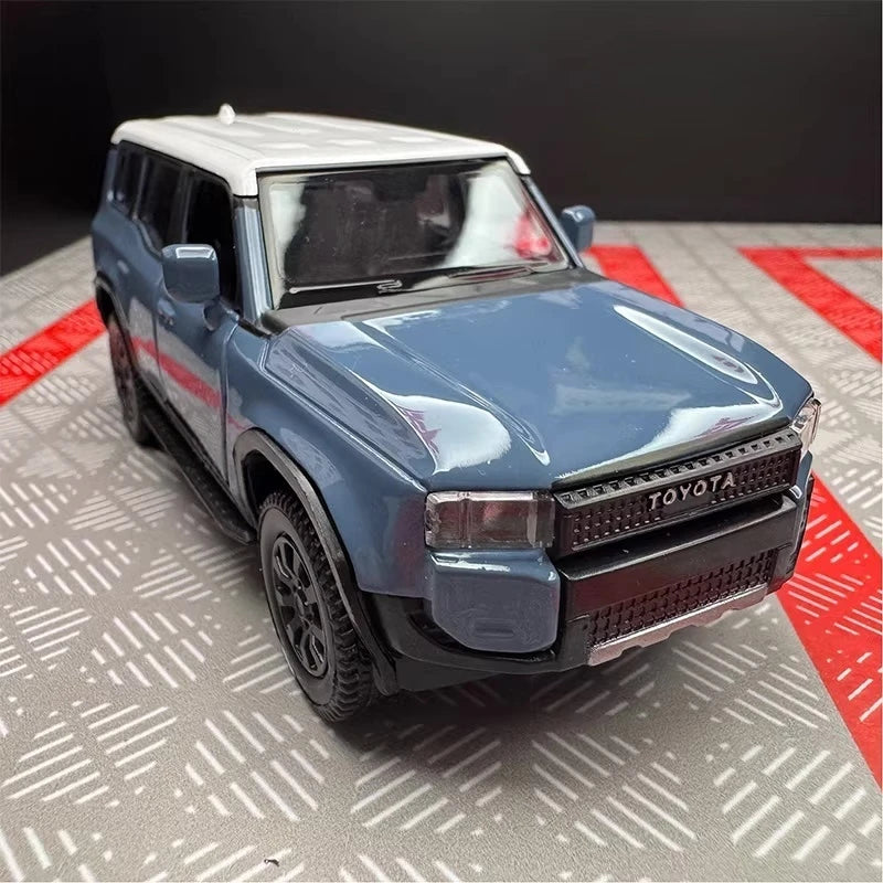 [TOY] 1:36 Toyota 2023 Land Cruiser J250 Blue Model Car Die-Cast