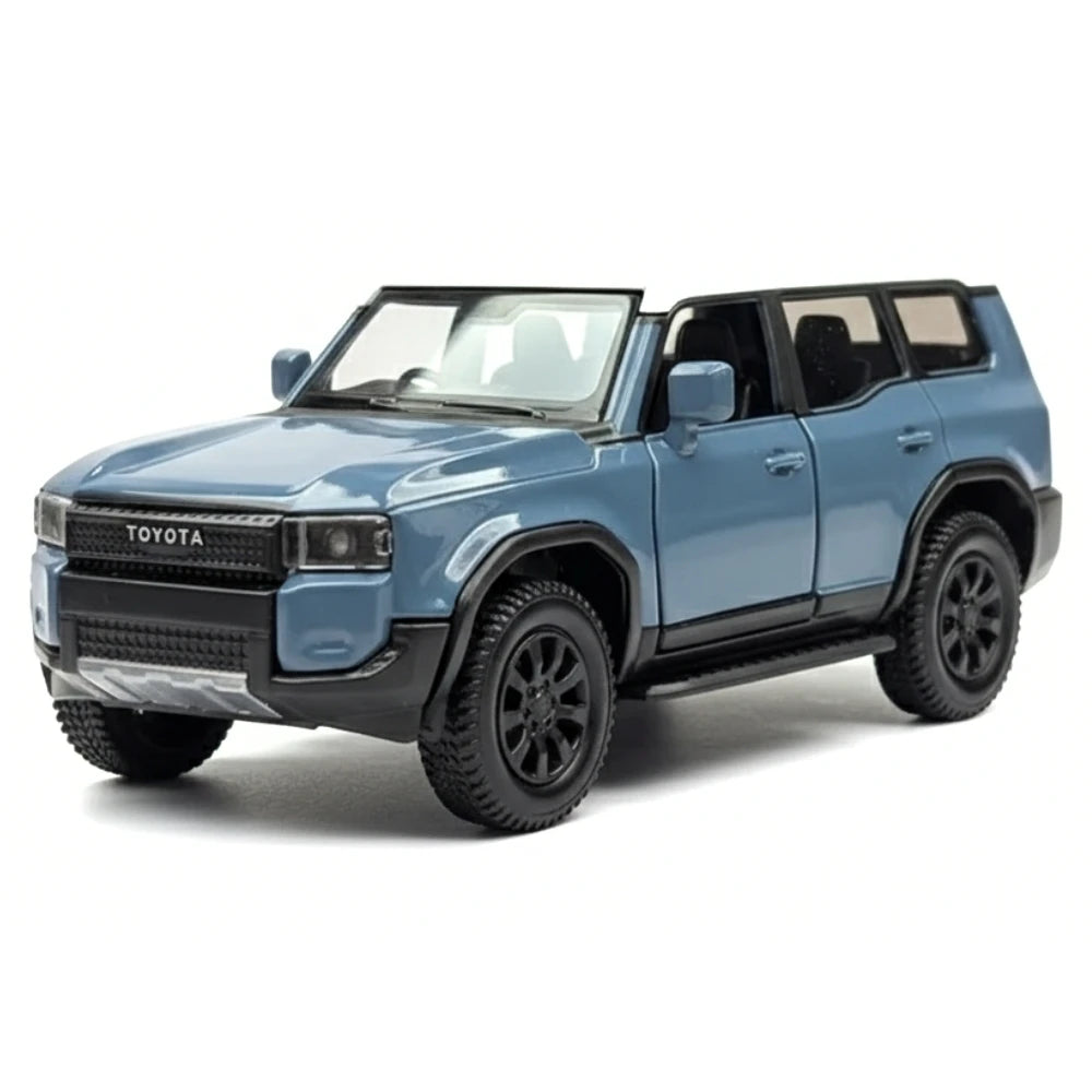 [TOY] 1:36 Toyota 2023 Land Cruiser J250 Blue Model Car Die-Cast