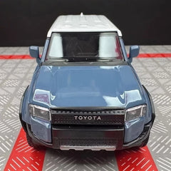 [TOY] 1:36 Toyota 2023 Land Cruiser J250 Blue Model Car Die-Cast