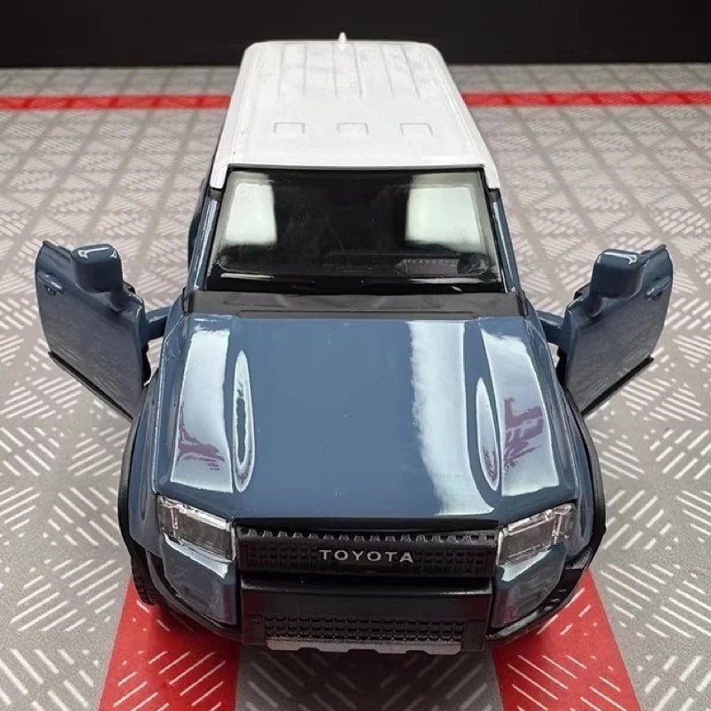 [TOY] 1:36 Toyota 2023 Land Cruiser J250 Blue Model Car Die-Cast