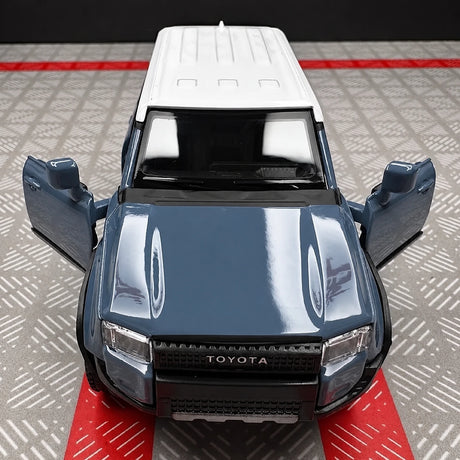 [TOY] 1:36 Toyota 2023 Land Cruiser J250 Blue Model Car Die-Cast