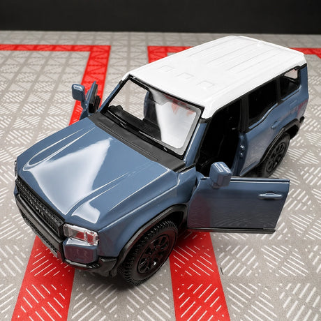[TOY] 1:36 Toyota 2023 Land Cruiser J250 Blue Model Car Die-Cast