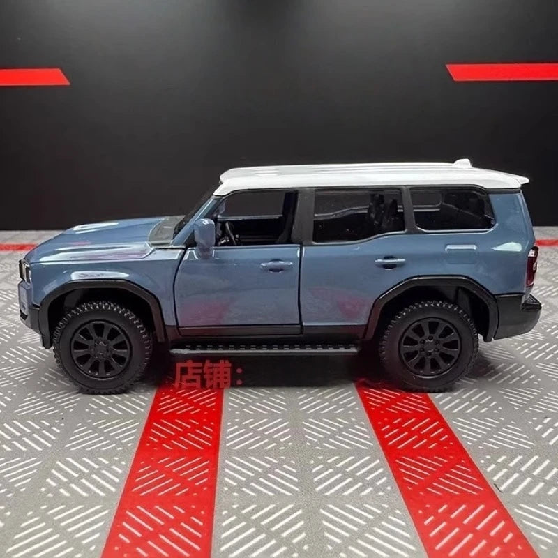 [TOY] 1:36 Toyota 2023 Land Cruiser J250 Blue Model Car Die-Cast