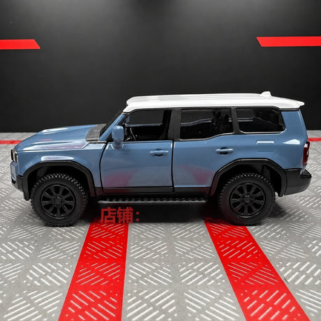 [TOY] 1:36 Toyota 2023 Land Cruiser J250 Blue Model Car Die-Cast
