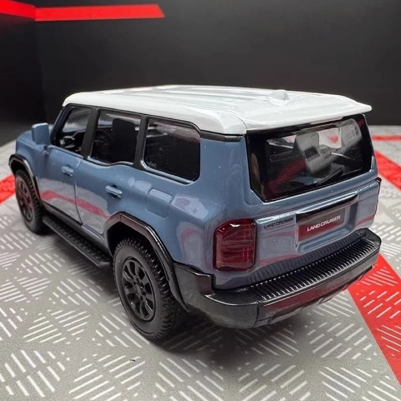 [TOY] 1:36 Toyota 2023 Land Cruiser J250 Blue Model Car Die-Cast