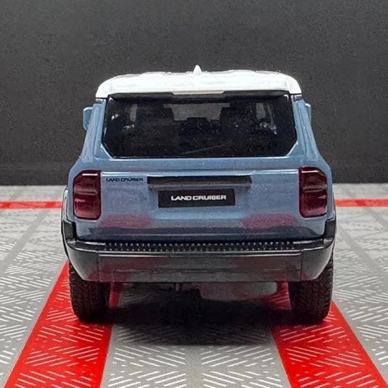 [TOY] 1:36 Toyota 2023 Land Cruiser J250 Blue Model Car Die-Cast