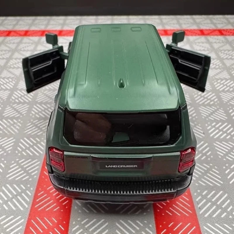 [TOY] 1:36 Toyota 2023 Land Cruiser J250 Green Model Car Die-Cast