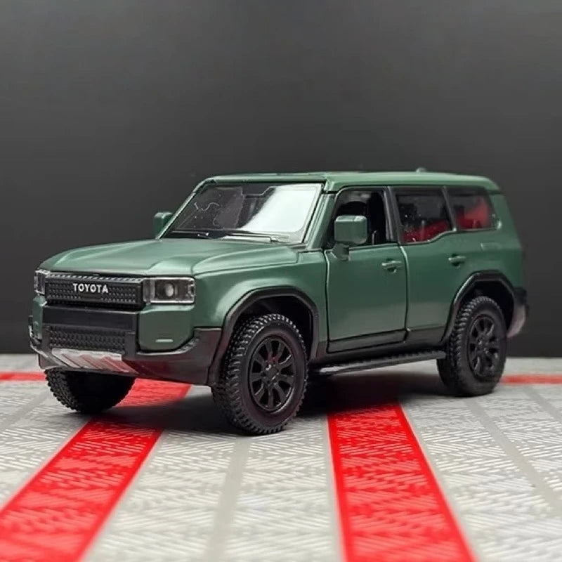 [TOY] 1:36 Toyota 2023 Land Cruiser J250 Green Model Car Die-Cast