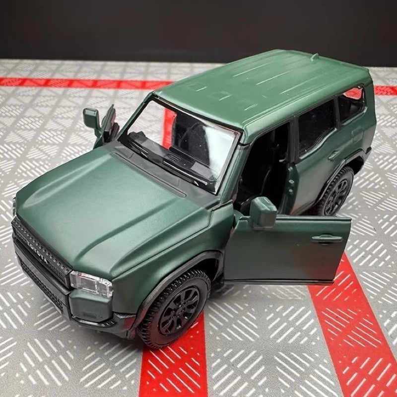 [TOY] 1:36 Toyota 2023 Land Cruiser J250 Green Model Car Die-Cast