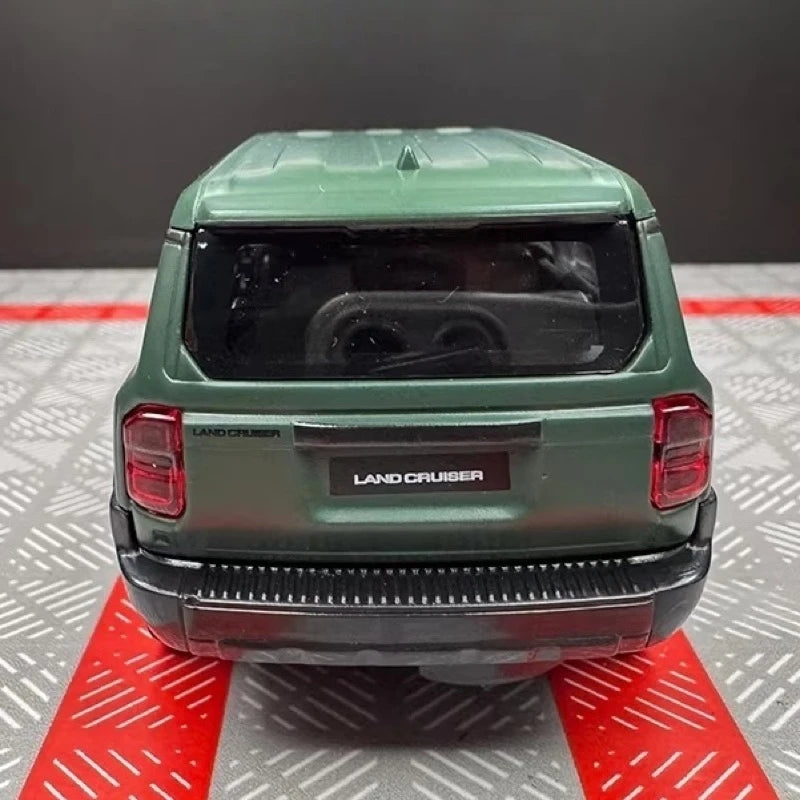 [TOY] 1:36 Toyota 2023 Land Cruiser J250 Green Model Car Die-Cast