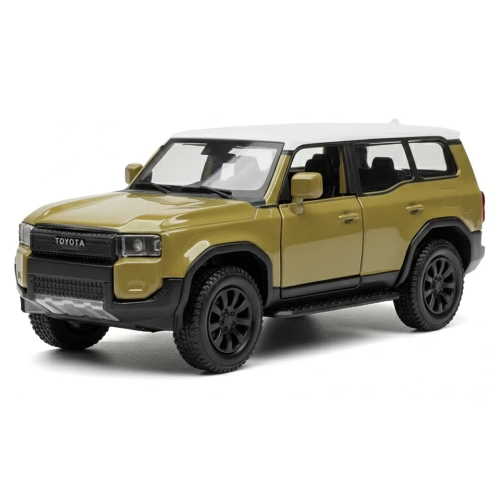 [TOY] 1:36 Toyota 2023 Land Cruiser J250 Khaki Model Car Die-Cast