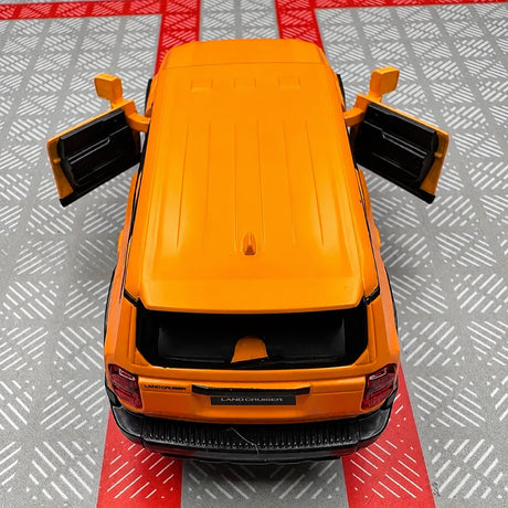 [TOY] 1:36 Toyota 2023 Land Cruiser J250 Orange Model Car Die-Cast