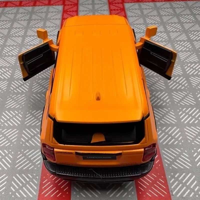[TOY] 1:36 Toyota 2023 Land Cruiser J250 Orange Model Car Die-Cast