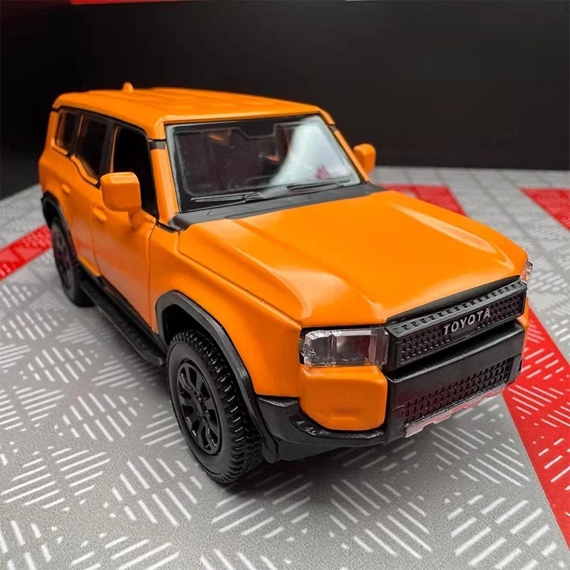 [TOY] 1:36 Toyota 2023 Land Cruiser J250 Orange Model Car Die-Cast
