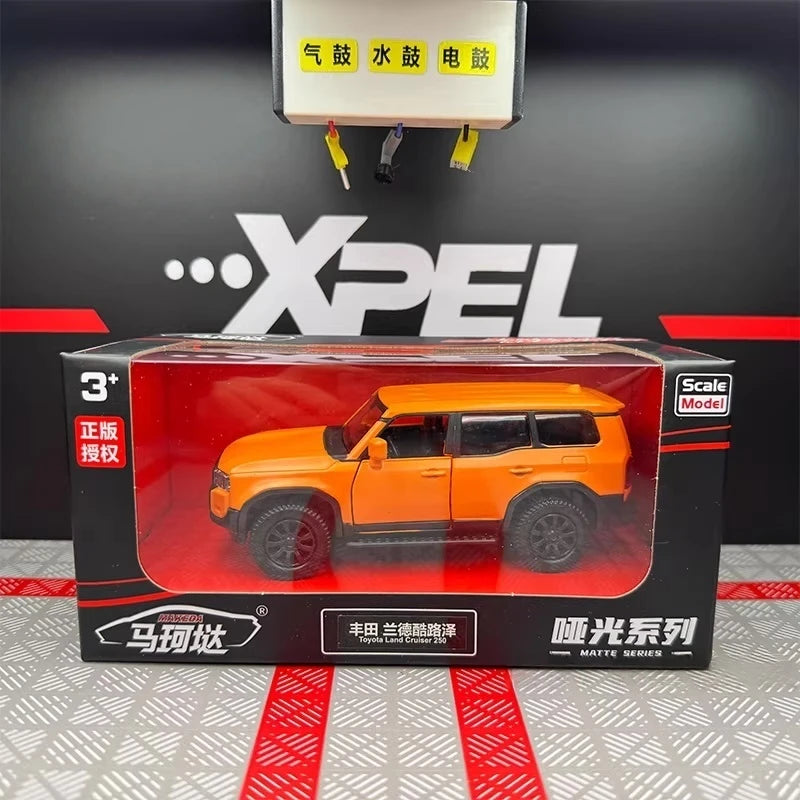 [TOY] 1:36 Toyota 2023 Land Cruiser J250 Orange Model Car Die-Cast