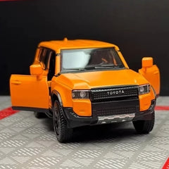 [TOY] 1:36 Toyota 2023 Land Cruiser J250 Orange Model Car Die-Cast