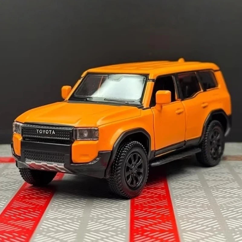[TOY] 1:36 Toyota 2023 Land Cruiser J250 Orange Model Car Die-Cast