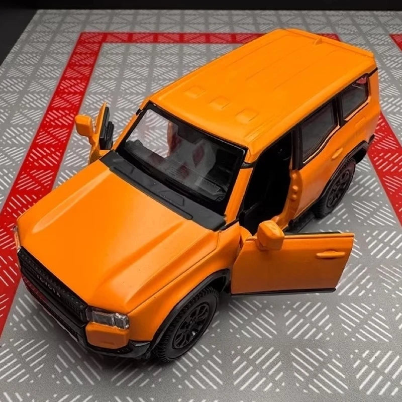[TOY] 1:36 Toyota 2023 Land Cruiser J250 Orange Model Car Die-Cast