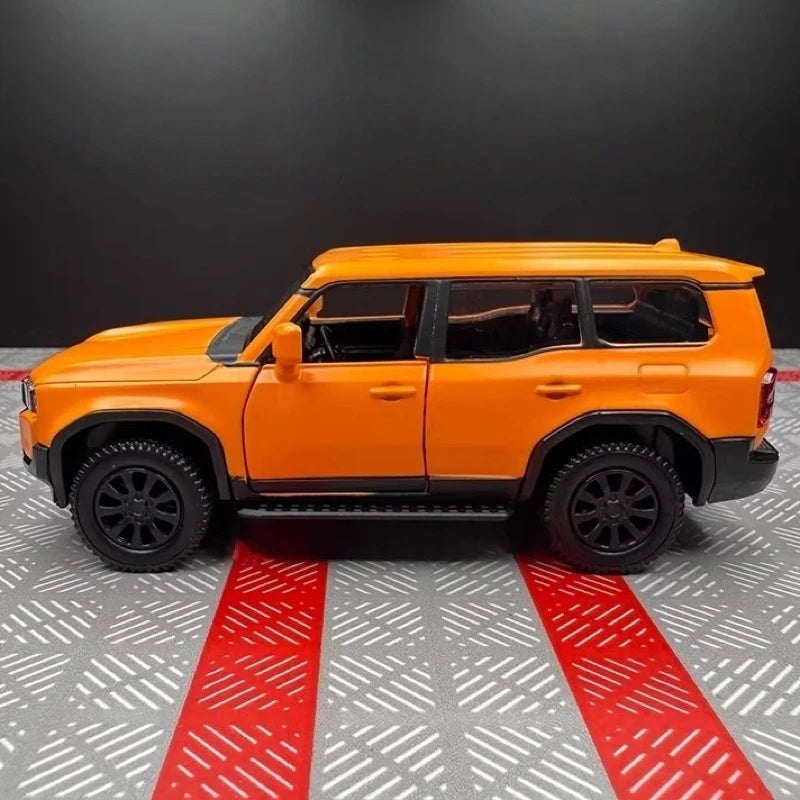 [TOY] 1:36 Toyota 2023 Land Cruiser J250 Orange Model Car Die-Cast