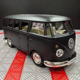 [TOY] 1:36 Volkswagen 1963 T1 Black Model Car Die-Cast