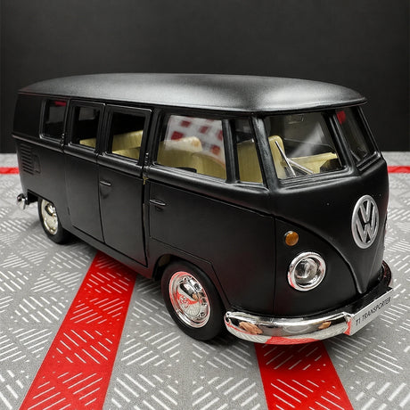 Volkswagen 1963 T1 1:36 nero – modello in metallo pressofuso