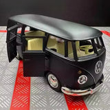 [TOY] 1:36 Volkswagen 1963 T1 Black Model Car Die-Cast