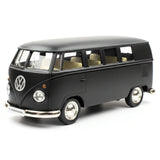 [TOY] 1:36 Volkswagen 1963 T1 Black Model Car Die-Cast
