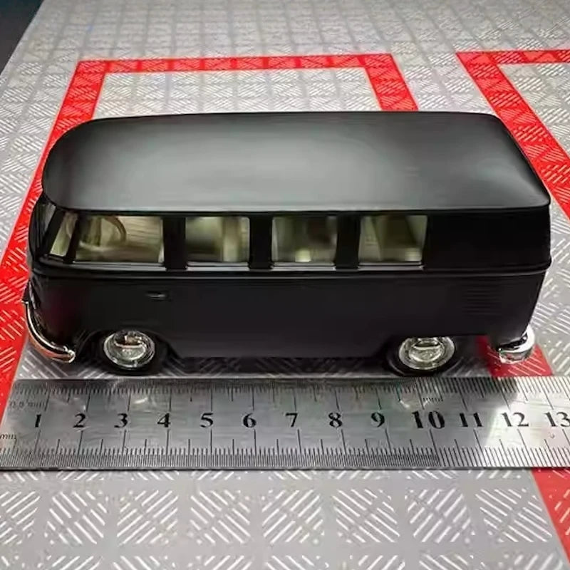 [TOY] 1:36 Volkswagen 1963 T1 Black Model Car Die-Cast