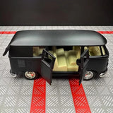 [TOY] 1:36 Volkswagen 1963 T1 Black Model Car Die-Cast