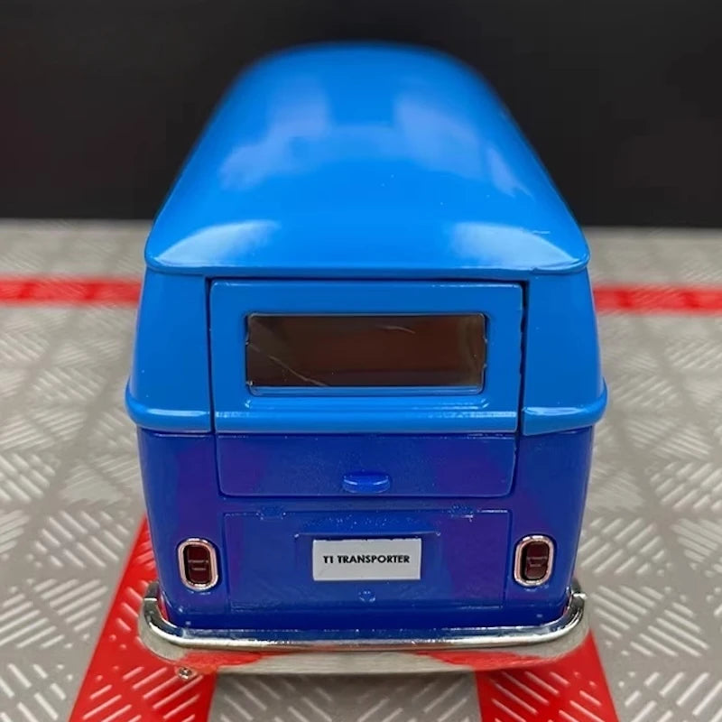 [TOY] 1:36 Volkswagen 1963 T1 Blue Model Car Die-Cast