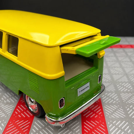 Volkswagen 1963 T1 Verde e Giallo 1:36 – modello pressofuso in metallo pressofuso