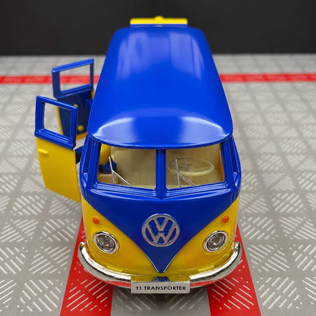 Volkswagen 1963 T1 Giallo e Blu 1:36 – Modello Pressofuso per esposizione pressofusa